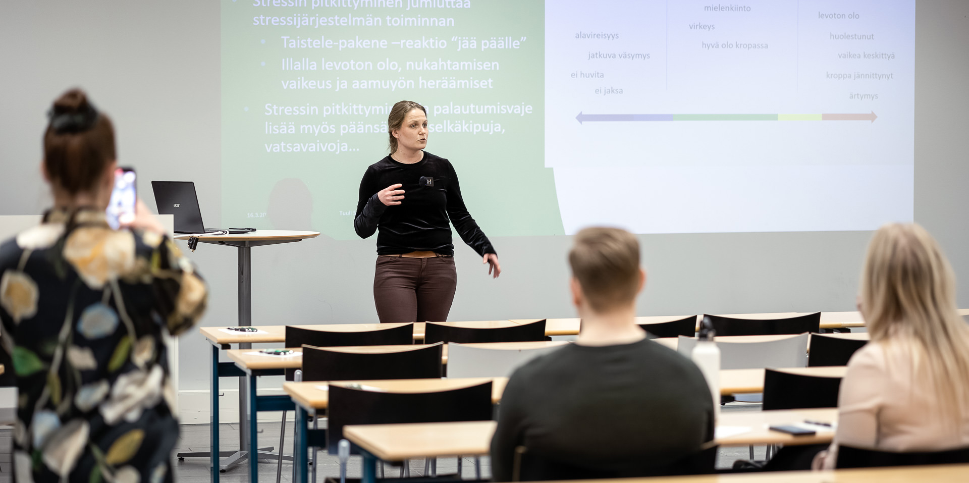 Suuret ja pienet tapahtumat Lahden Tiedepuiston auditoriossa